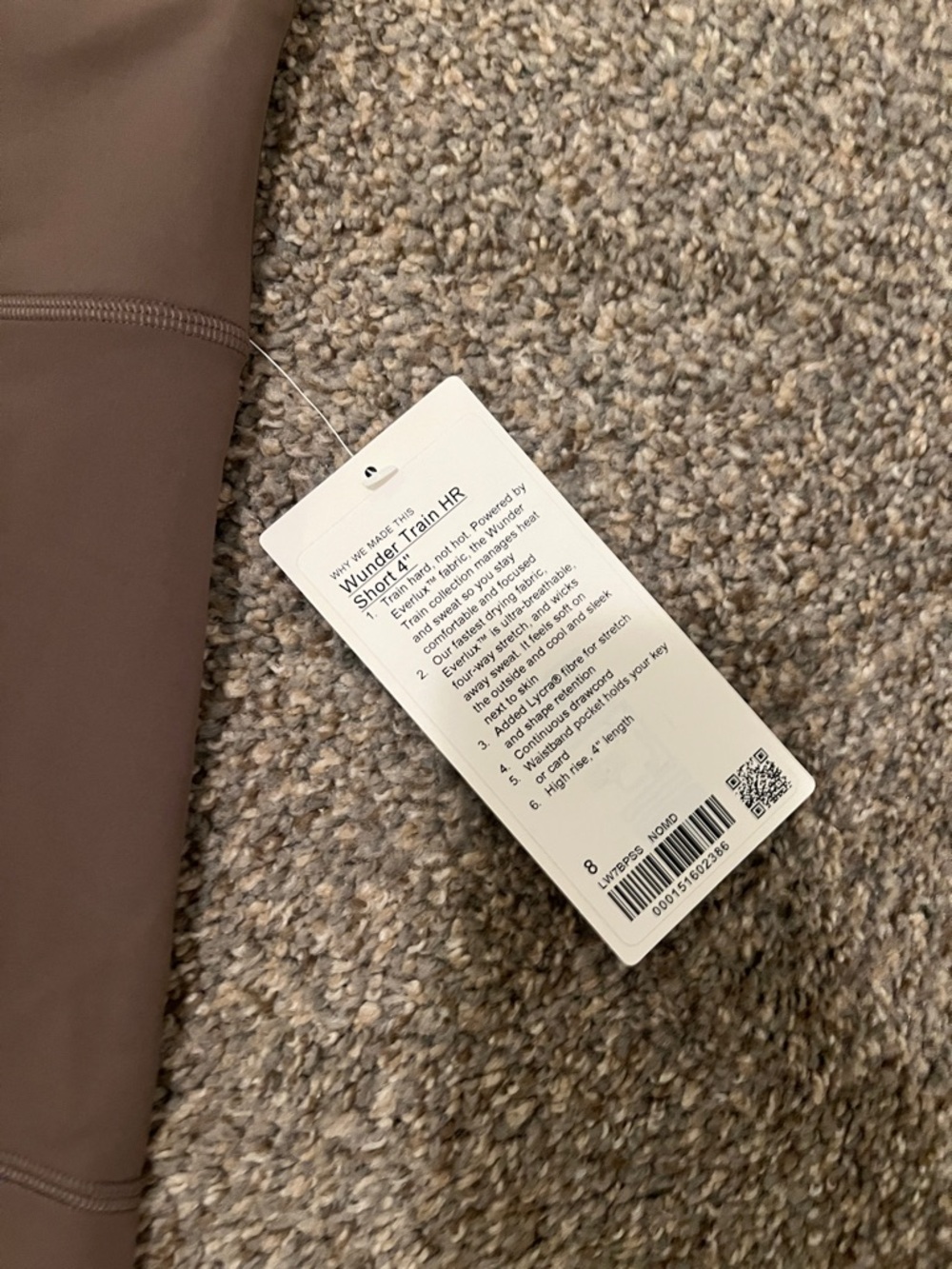 Lululemon wunder train HR short. 8 - Picture 2 of 4